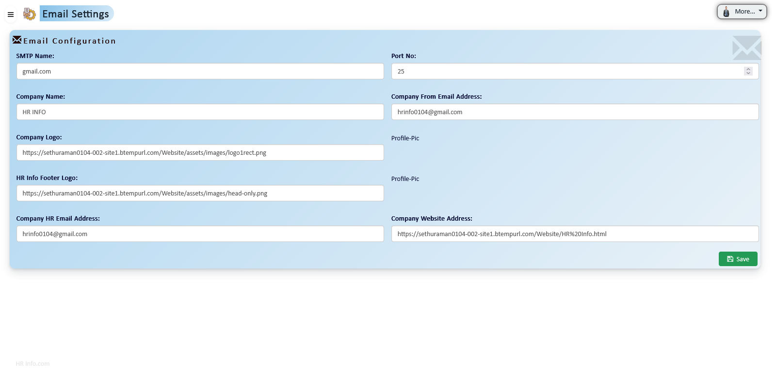 Email Template Management